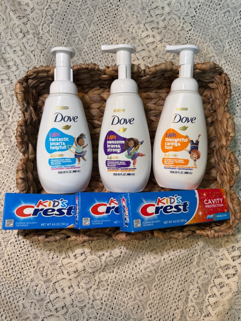 Dove Kids Foaming Body Wash Trio – Kids Crest Bundle